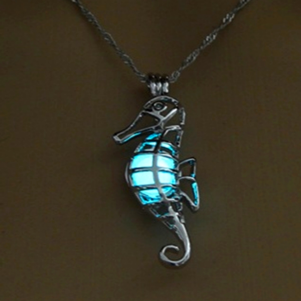 Luminescent Seahorse Necklace